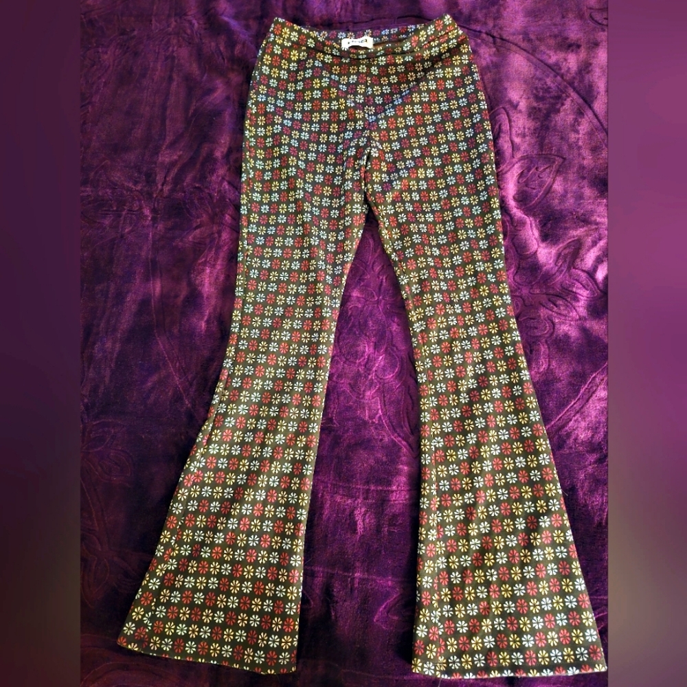 Y2K Daisy Flares